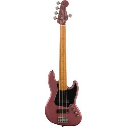 Jazz Bass® 5 Cordes FSR Contemporary Active V Roasted Burgundy Satin Maple Fingerboard