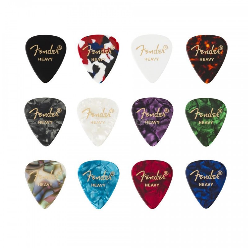 Fender - Mediator Rock On Touring - Lot De 12 Médiators