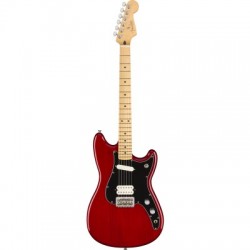 Guitare Electrique Player Duo-Sonic HS MN Crimson Rouge Transparent