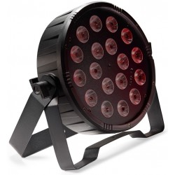 Projecteur plat ECOPAR 18 équipé de 18 LED RGB (3 en 1) de 1 watt