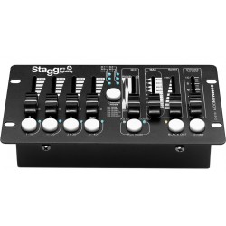 Console lumière DMX pour 4 projecteurs, 6 canaux par projecteur