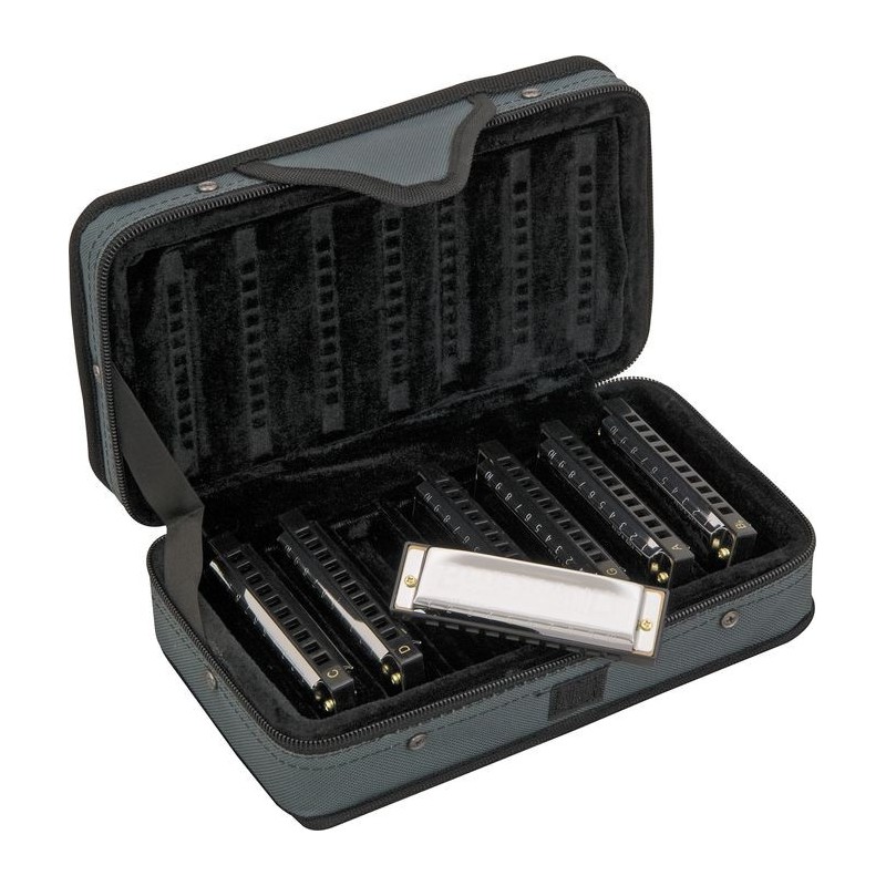 Hohner Diatonique M91100 BLUES BAND Tousse 7 Harmonicas 10 Trous