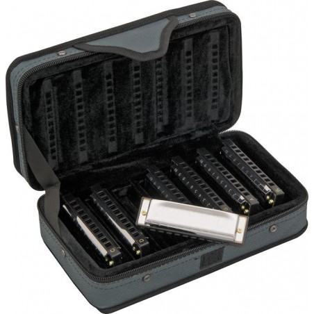 Hohner Diatonique M91100 BLUES BAND Tousse 7 Harmonicas 10 Trous