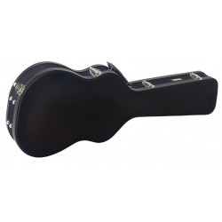 Etui rigide Deluxe en tweed noir pour guitare électrique de style Les Paul, série Vintage-style