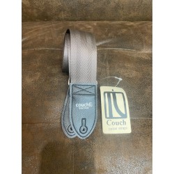 Couch S016 The Tobacco Brown Recycled Seatbelt Guitar Strap