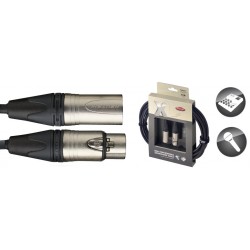 Câble de microphone XLR/XLR (m/f), 6 m