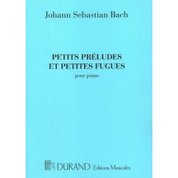 Petits préludes et petites fugues pour piano de Johann S BACH