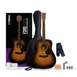 Pack complet Guitare Acoustique Tobacco Brown F310