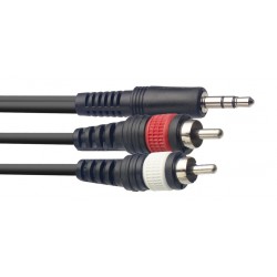 Câble Y, mini jack/RCA (m/m), 1 m