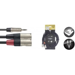 Câble en U, mini jack/XLR (m/m), 6 m, N-Series