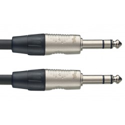 Série N, câble audio, jack/jack (m/m), stéréo, 1 m