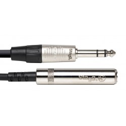 Série N, câble audio, jack/jack (m/f), stéréo, 3 m
