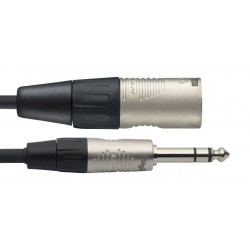 Série N, câble audio, jack/jack (m/f), stéréo, 1 m