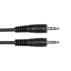 Câble audio stéréo, mini jack/mini jack (m/m), 20 cm