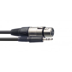 Câble audio, XLR/mini jack (f/m), 1 m