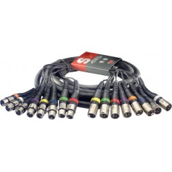 Multicâble - 8 x XLR f./8 x XLR m