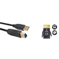 Câble USB 3.0, Série N - USB A mâle / USB B mâle