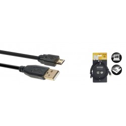 Câble USB 2.0, Série N - micro USB B mâle / USB A mâle