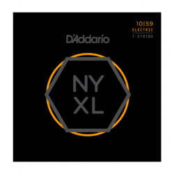 Cordes Guitare Electique (7cordes) NYXL10-59 d'addario