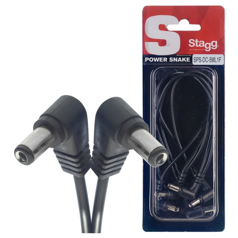 Câble D'alimentation Ibanez DC5 - Pour 5 Pédales D'effets - 1 Entrée 9V, 5 Sorties - Simplifie Ton Pédalier