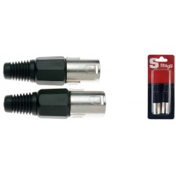 Fîches XLR pro mâle - 2 pcs