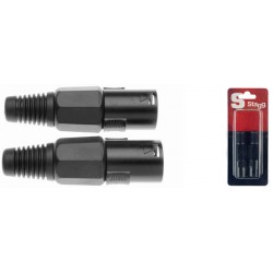 Fîches XLR pro mâle - 2 pcs