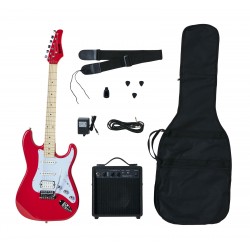 Pack Guitare Focus Player Rouge Kramer