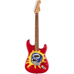 Stratocaster 30th Anniversary Screamadelica red blue yellow