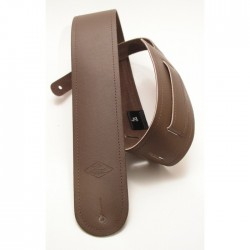 Lm Strap Leather W/Detailing Brown 2,5"