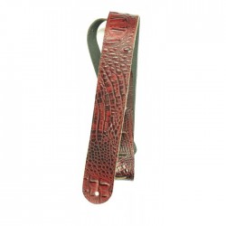 Lm Strap Croc Wine 2,5"