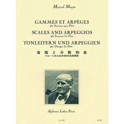 Gammes et Arpèges  480 Exercices pour flûte ede Marcel Moysed Leduc