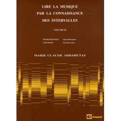 Lire la Musique par la Connaissance des Intervalles Volume 2 de M.C Arbaretaz