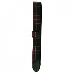 Lm Strap Plaid Cotton Red 2"
