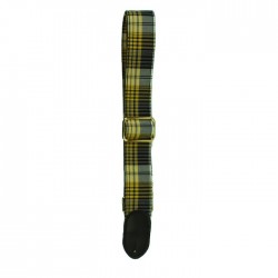 Lm Strap Plaid Cotton Yellow 2"
