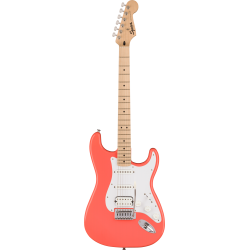 Sonic Stratocaster HSS MN WPG TCO Tahitian Coral Squier