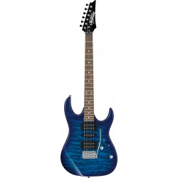 Guitare électrique Transparent Blue Burst GRX70QA-TB Ibanez