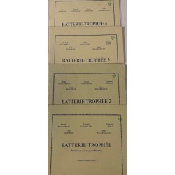 Batterie-Trophée Receuil de pièces pour batterie 1-2-3-4 ed A.Leduc