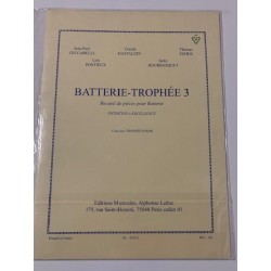 Batterie-Trophée Receuil de pièces pour batterie Vol 3 ed A.Leduc
