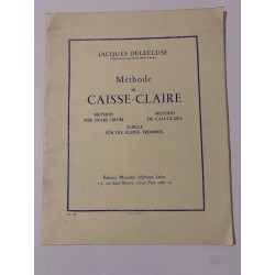Jacques Delécluse Méthode de Caisse-Claire ed A.Leduc