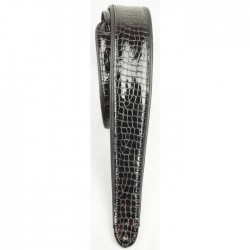 Lm Strap Premier Leather 2,5" Embossed Black