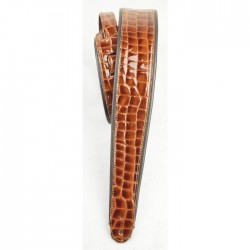 Lm Strap Premier Leather 2,5" Embossed Brown