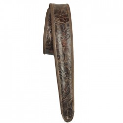 Lm Strap Premier Leather 2,5" Embossed Brown