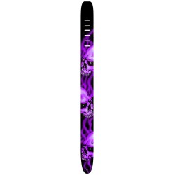Sangle Perri's Leathers - Crânes Violets Et Strass