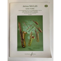 Saxo Tonic vol 1 de Jérome Naulais avec CD ed Billaudot