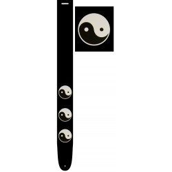 Sangle Perri's Leathers - Ying Yang, Symbole Chinois
