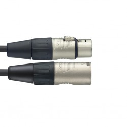 Câble de microphone XLR/XLR (m/f), 3 m NMC3R Stagg