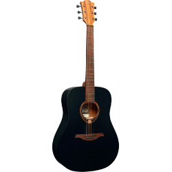 Guitare Acoustique Dreadnought Black Satin T70D-BLS Lag