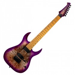 Guitare électrique  7 cordes S457TPP Transparent Purple SPIRA