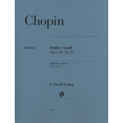 CHOPIN Etude en ut mineur Opus 10-12 ED Henle Verlag