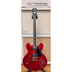 Guitare électrique HOLLOW BODY Cherry Burst HB85 + Housse Prodipe